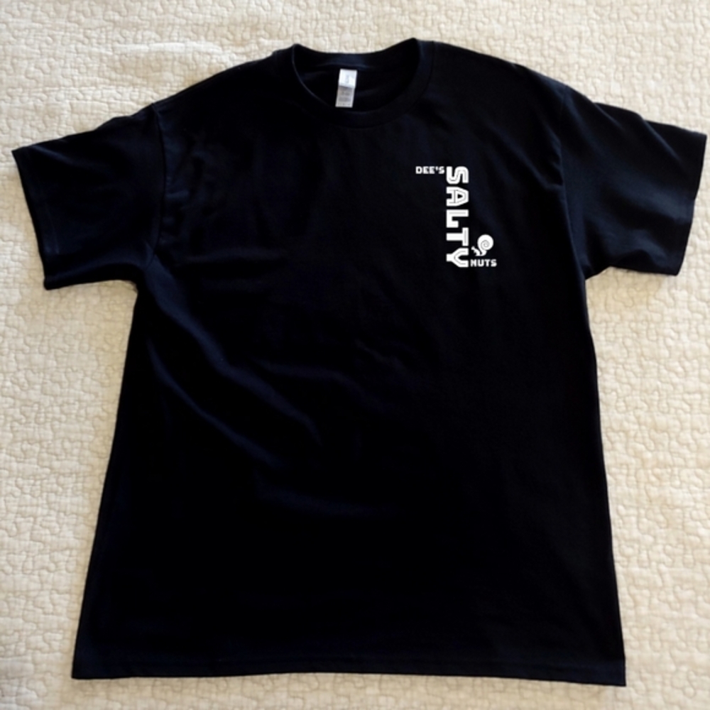 NWT Dee's Nuts Graphic Tee, Various Sizes, Black, Short Sleeved